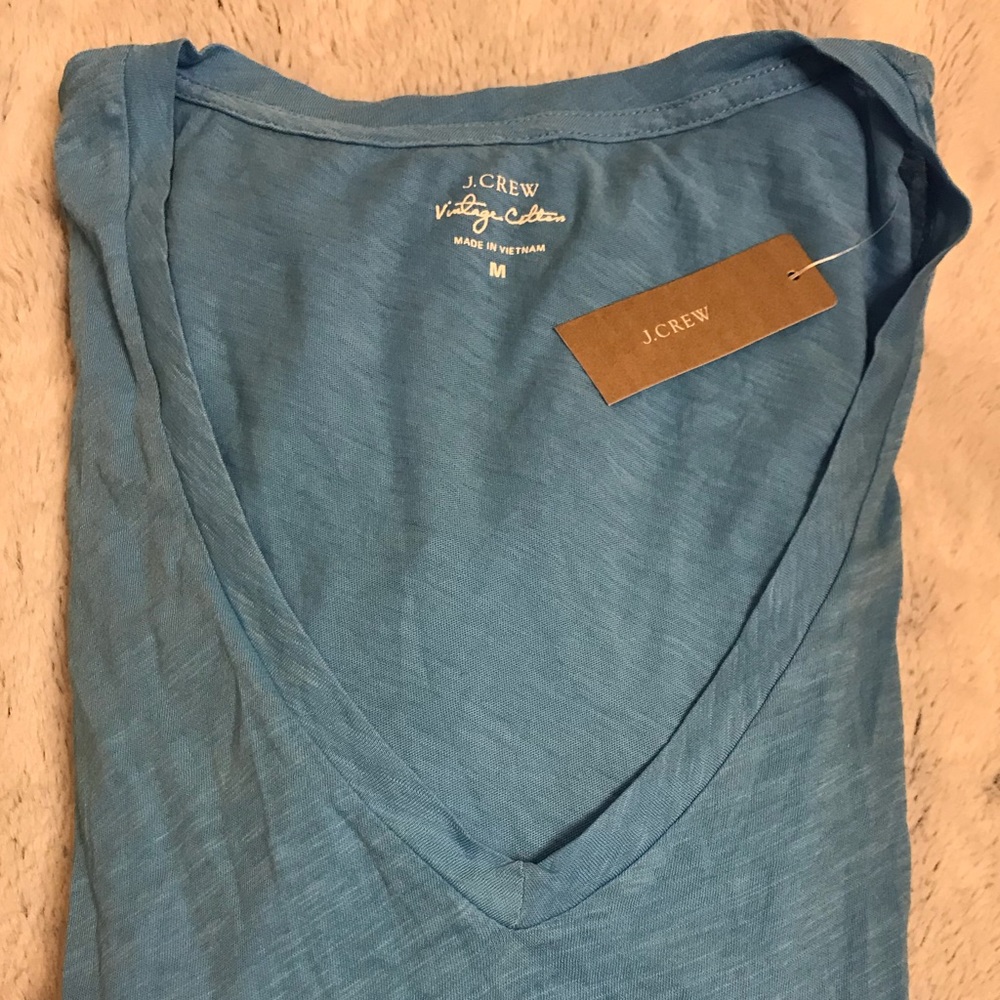 J. Crew vintage cotton v neck t